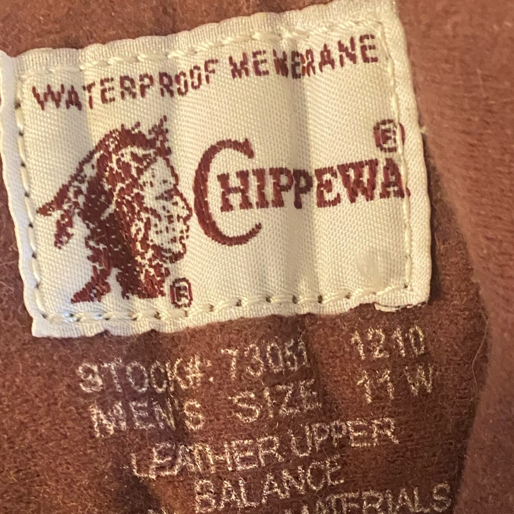 NEW Chippewa Black Leather Logger Steel Toe Waterproof Thinsulate Boots Men 11W - Picture 9 of 10